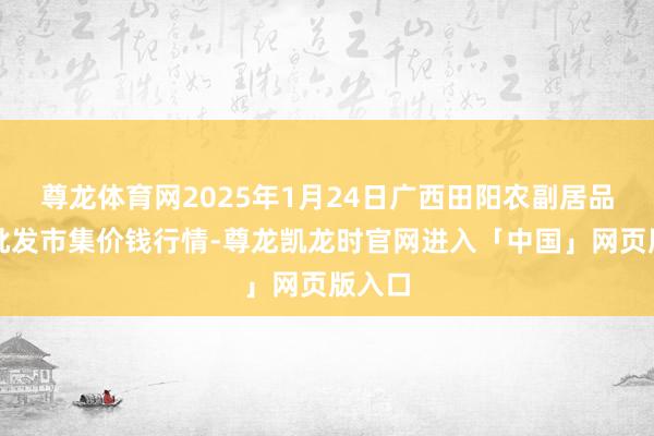 尊龙体育网2025年1月24日广西田阳农副居品概述批发市集价钱行情-尊龙凯龙时官网进入「中国」网页版入口